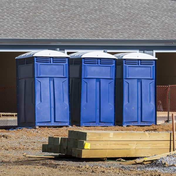 what is the cost difference between standard and deluxe portable restroom rentals in Milford Mill Maryland